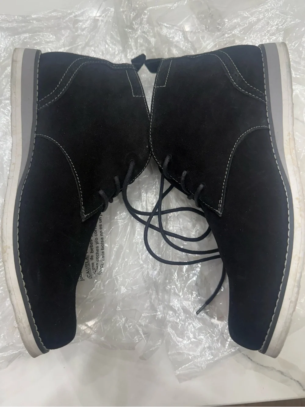 Stacy Adams Black Suede Chukka Boots